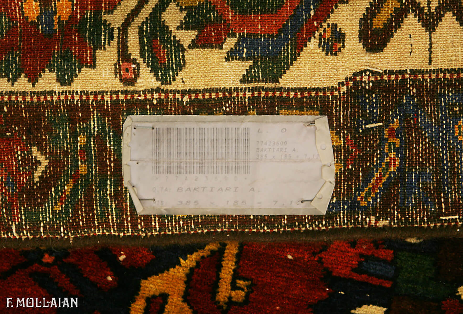 Tappeto Persiano Antico Bakhtiari n°:77423600